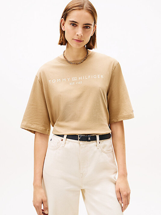Kadın Corp Logo Trapeze T-shirt
