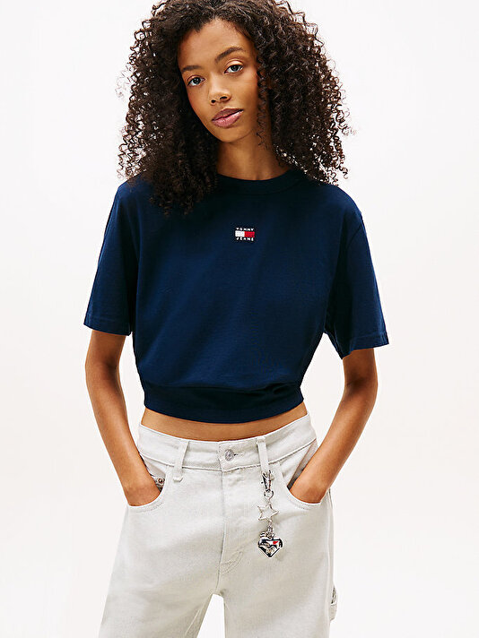Kadın TJW Boxy Badge T-shirt