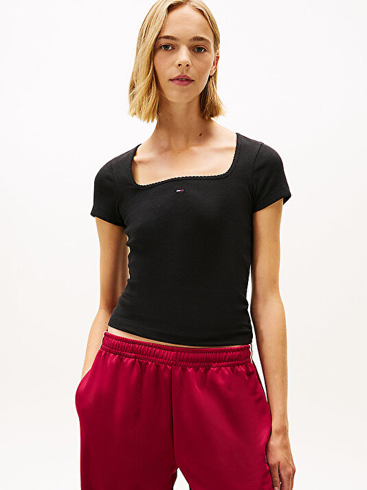 Kadın TJW Slim Soft Rib T-shirt