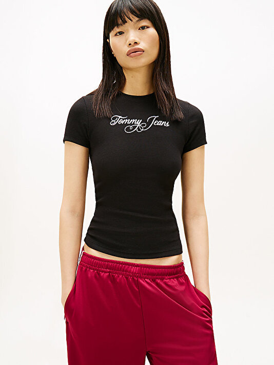 Kadın TJW Slim Essential Logo T-shirt