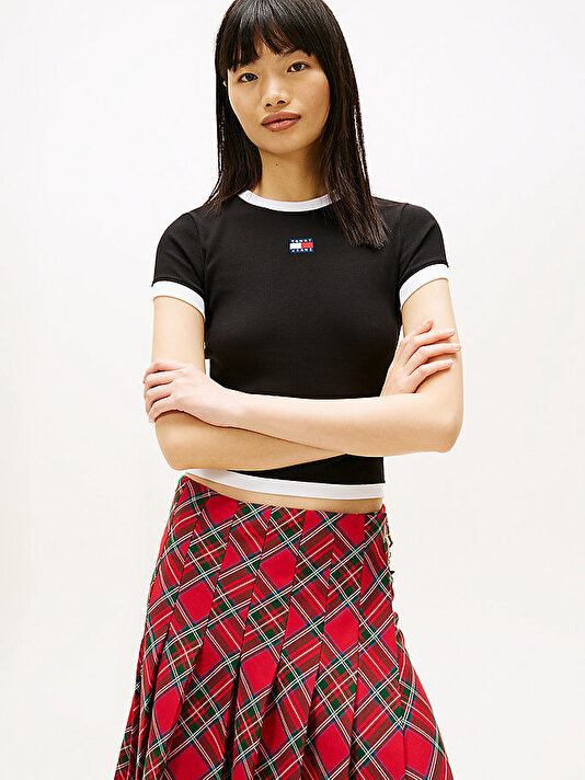 Kadın TJW Slim Badge T-shirt