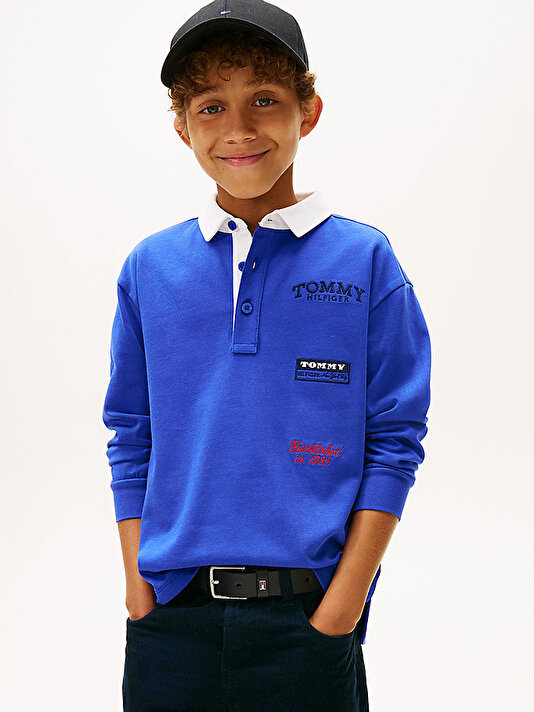 Erkek Çocuk Multi Print Polo T-shirt