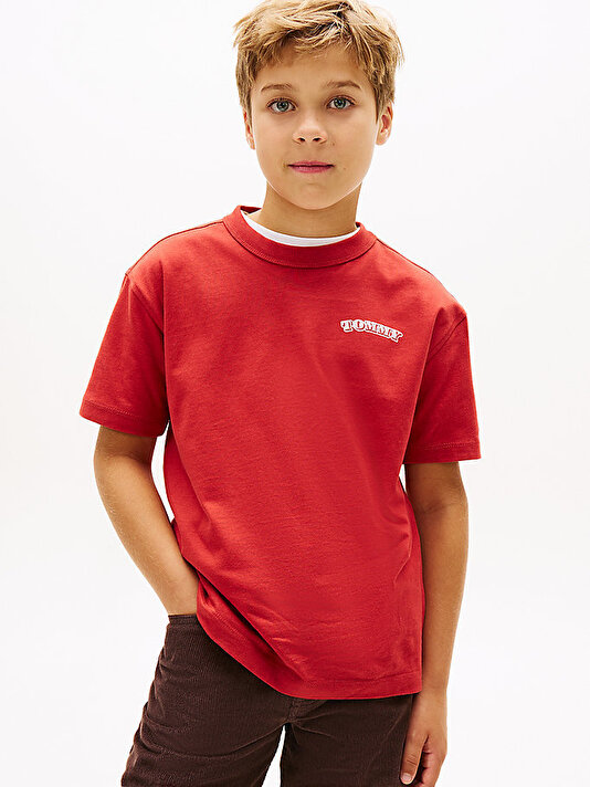 Erkek Çocuk Puff Print Graphic T-shirt