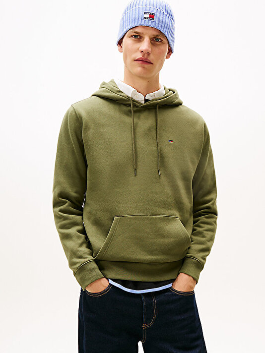 Erkek TJM Regular Flag Hoodie