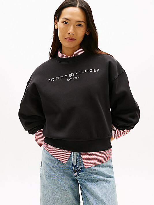 Kadın Corp Logo Modern Sweatshirt