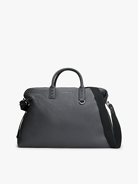 Erkek TH Premium Leather Duffle Çanta