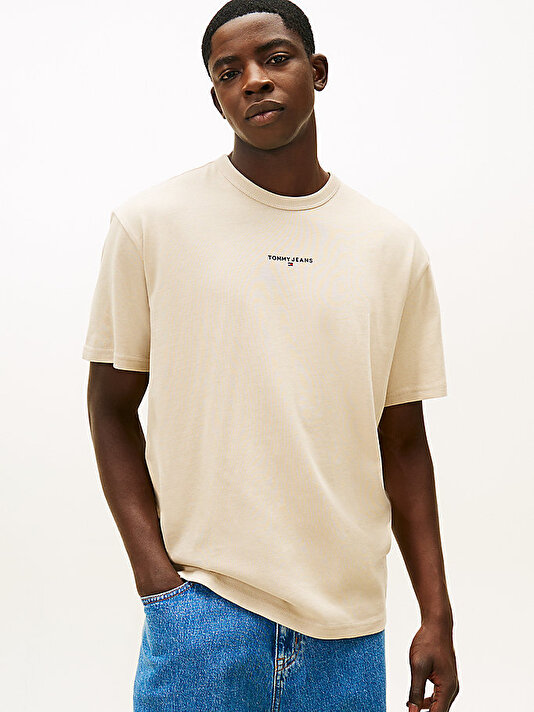 Erkek TJM Relax Linear Logo T-shirt