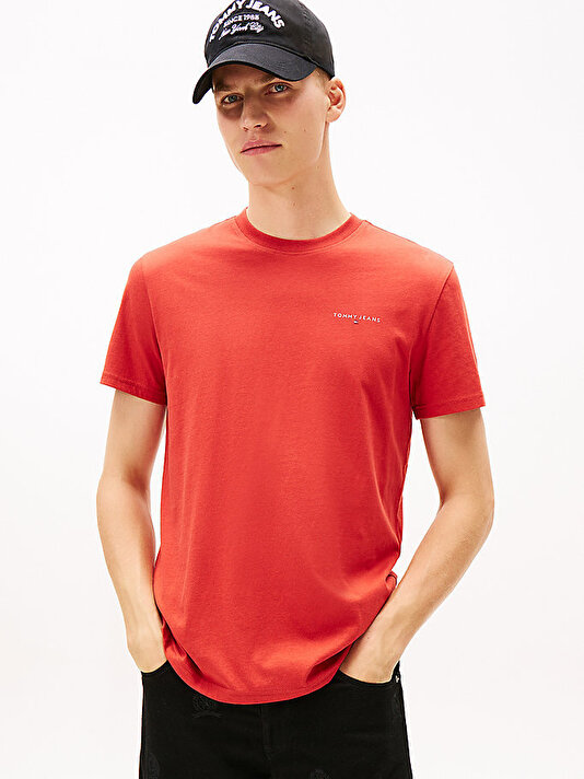 Erkek TJM Slim Linear T-shirt