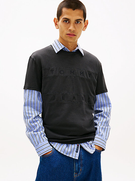 Erkek Tjm Reg Tonal Flag T-shirt