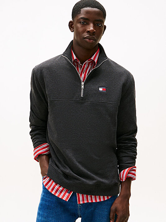 Erkek Tjm Reg Badge Sweatshirt