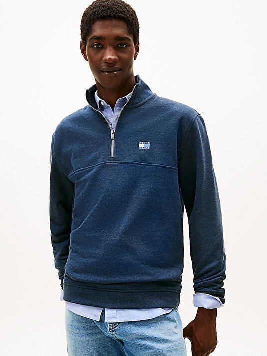 Erkek Tjm Reg Badge Sweatshirt