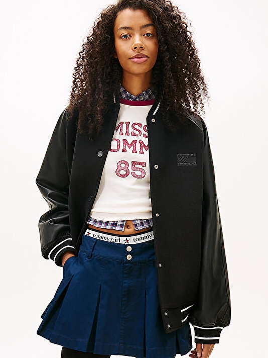 Kadın Tjw Rlx Flag Varsity Bomber Ceket