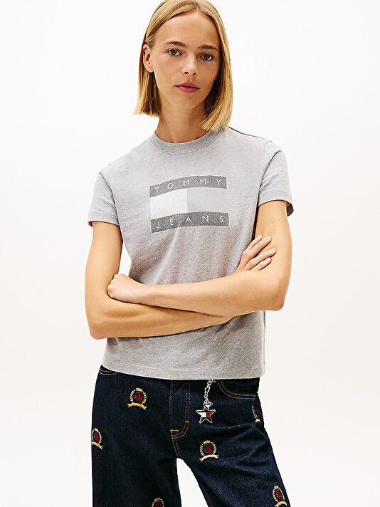 Kadın Tjw Reg Tj Flag T-shirt