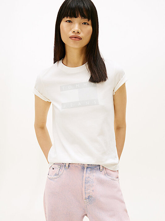 Kadın Tjw Reg Tj Flag T-shirt