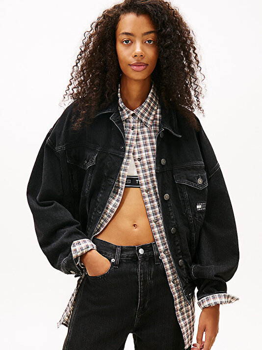 Kadın Oversize Denim Ceket