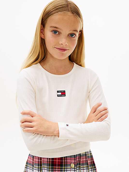 Kız Çocuk Heritage Flag T-shirt