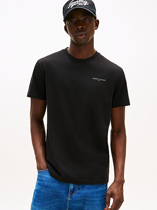 Erkek TJM Slim Linear Chest T-shirt