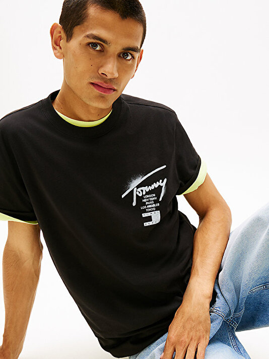 Erkek TJM Regular City Sign T-shirt