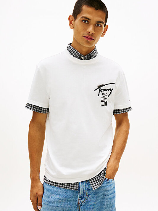 Erkek TJM Regular City Sign T-shirt