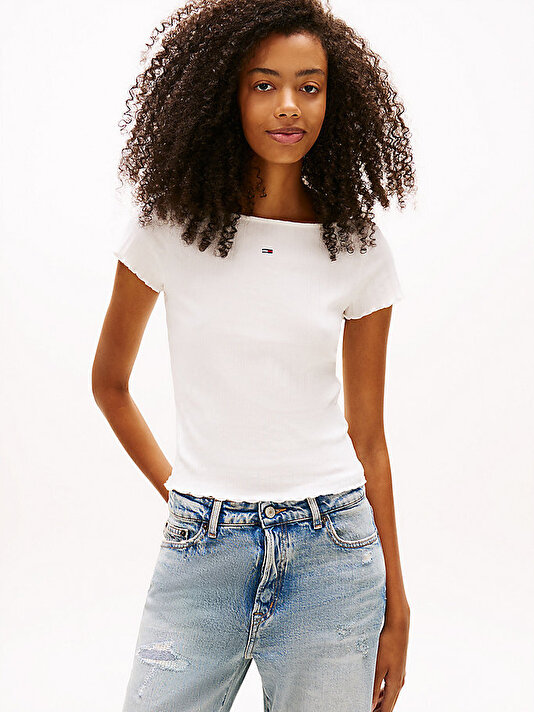 Kadın TJW Slim Rib T-shirt