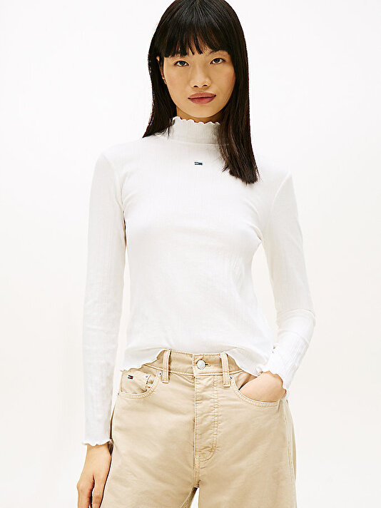 Kadın TJW Slim Rib T-shirt