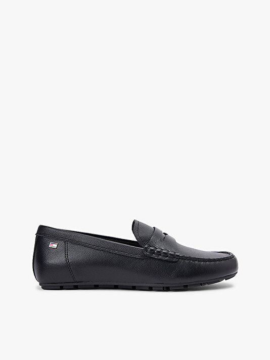Kadın Flag Leather Driver Loafer