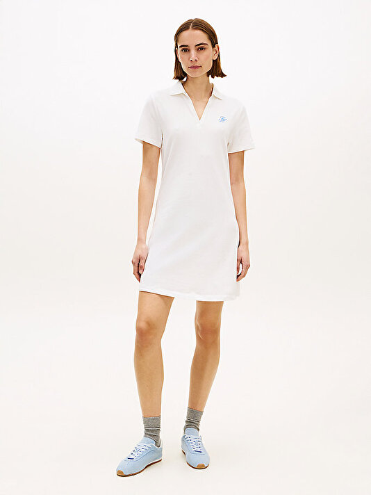 Kadın TH Open Neck Polo Elbise