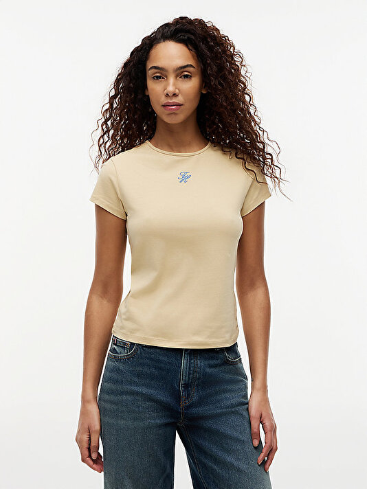 Kadın Th Slim T-shirt