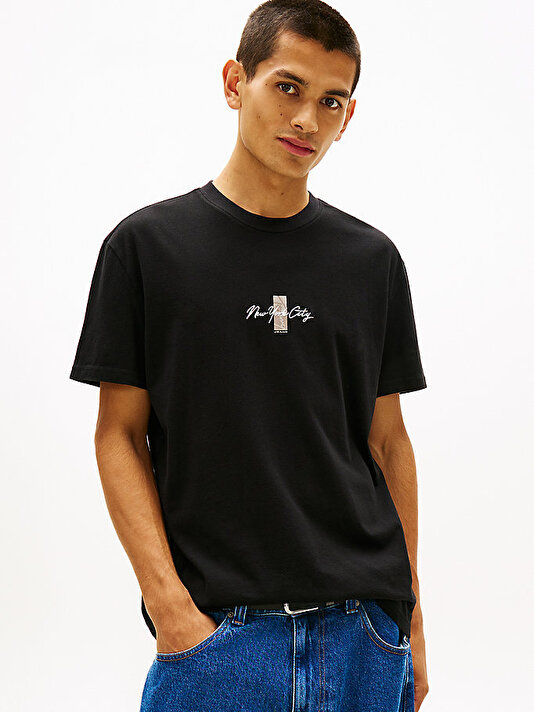 Erkek Tjm Regular Sign Block T-shirt