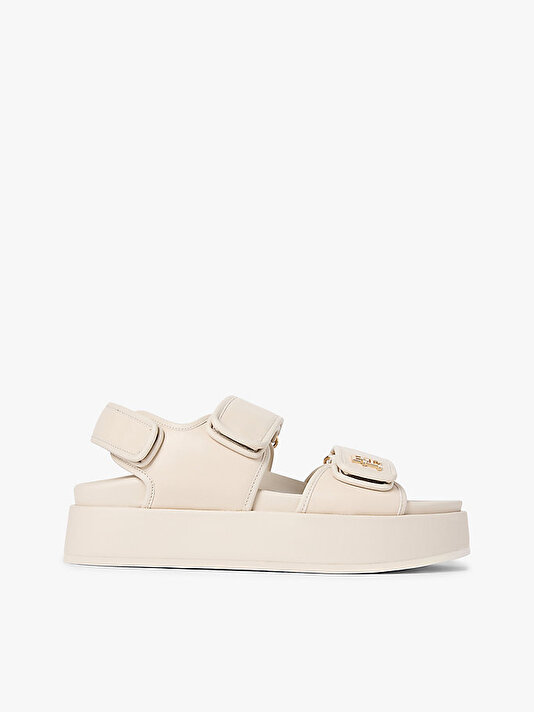 Kadın Leather Sporty Sandalet