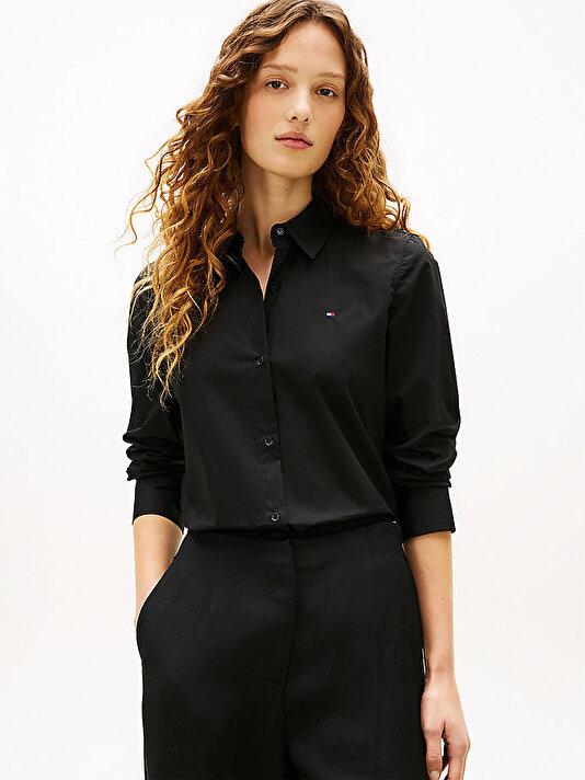 Kadın Essential Poplin Gömlek