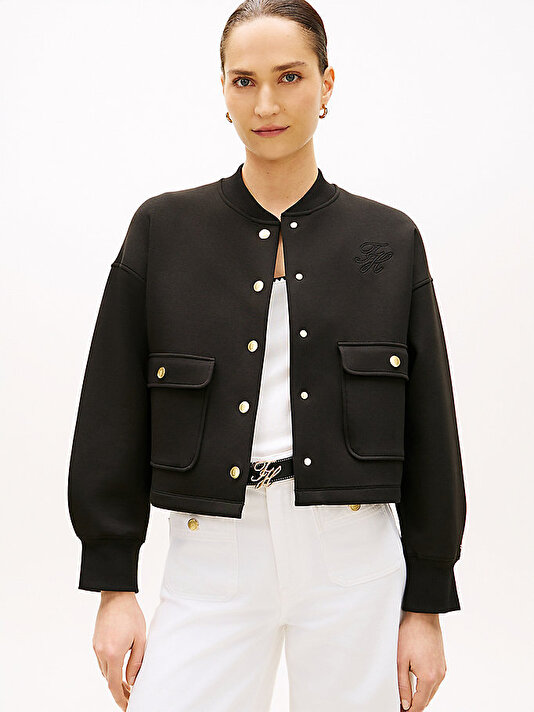 Kadın Gold Button Sweatshirt