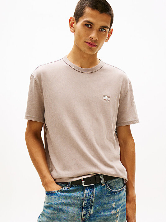Erkek TJM Regular Badge T-shirt