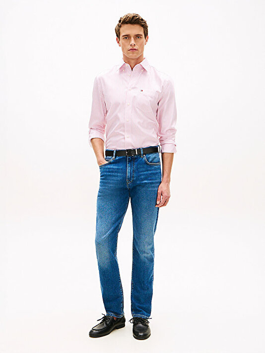 Erkek Slim Straight Denton Jean Pantolon