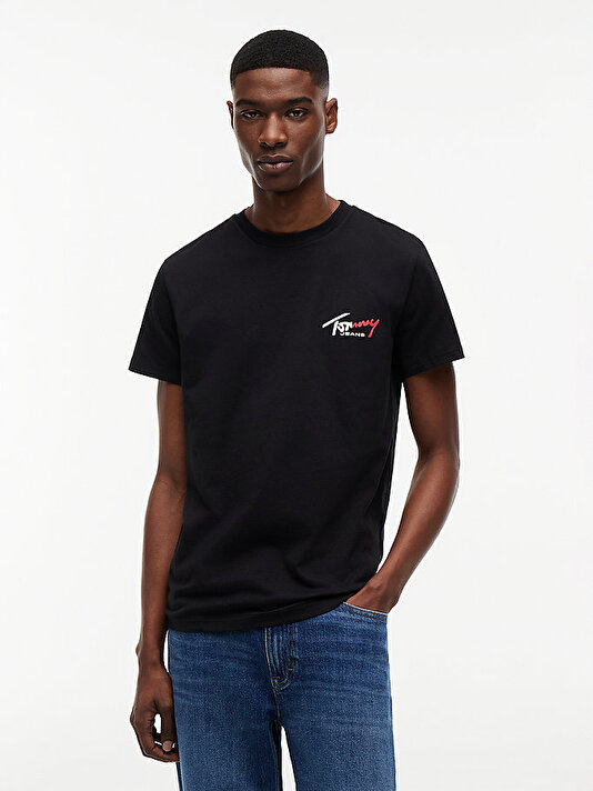 Erkek TJM Slim Sign Chest T-shirt