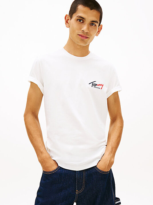 Erkek TJM Slim Sign Chest T-shirt