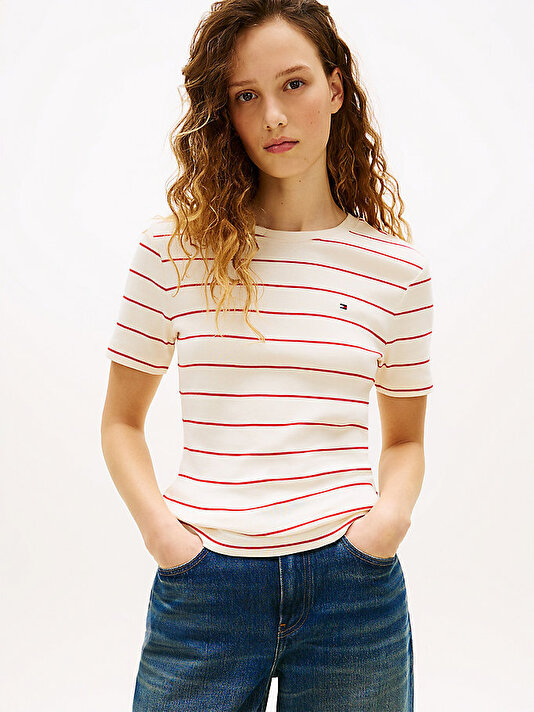 Kadın Slim Cody C-neck T-shirt