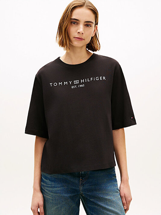 Kadın Corp Logo Trapeze T-shirt