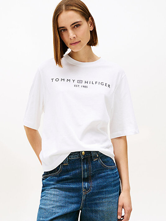 Kadın Corp Logo Trapeze T-shirt