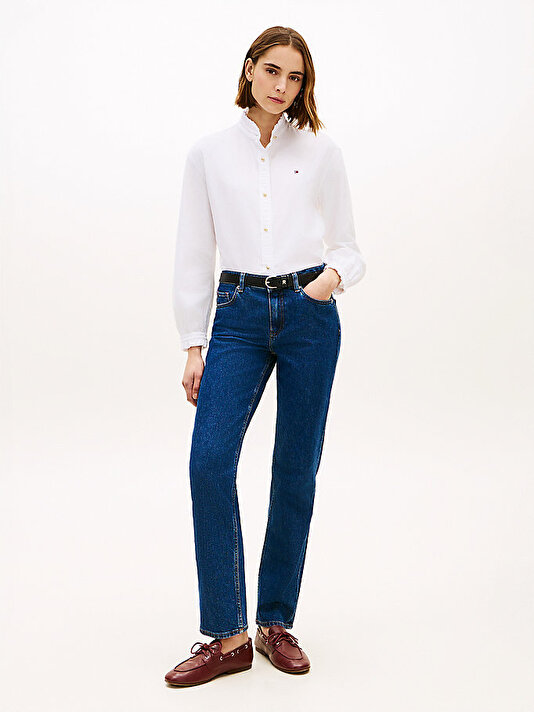 Kadın Classic Straight Jean Pantolon