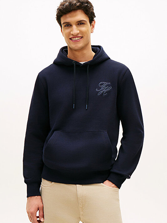 Erkek Monogram Hoodie