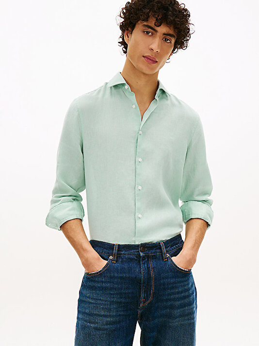 Erkek Keten Gömlek