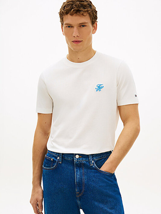 Erkek Monogram Swim T-shirt
