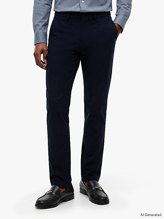 Erkek Denton Knit Tech Chino Pantolon