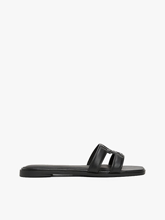 Kadın TH Logo Strap Mule Terlik