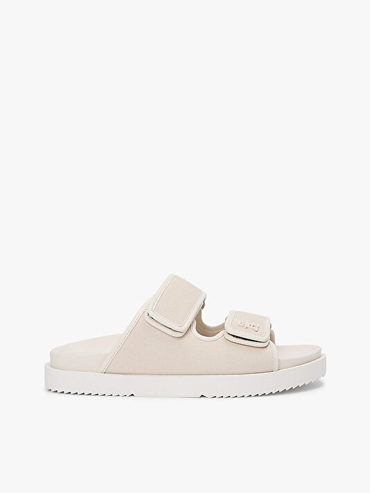 Kadın Double Strap Nubuck Terlik