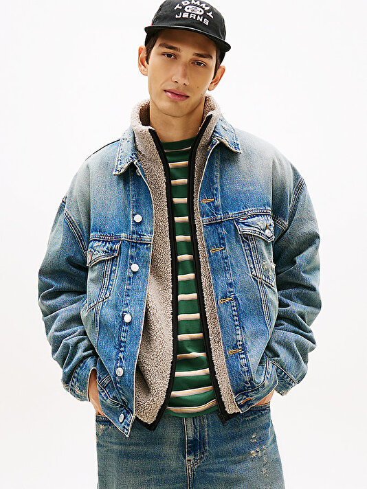 Erkek Theo Oversize Trucker Ceket
