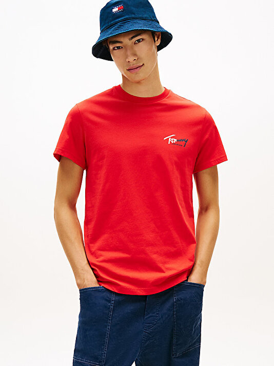 Erkek TJM Slim Sign Chest T-shirt