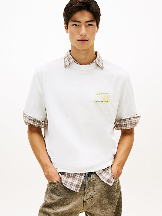 Erkek TJM 90s Bubble Flag T-shirt