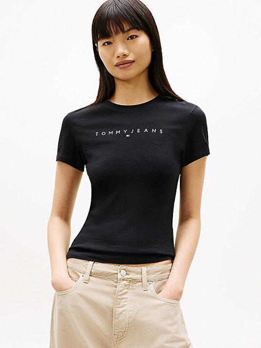 Kadın TJW Slim Linear T-shirt